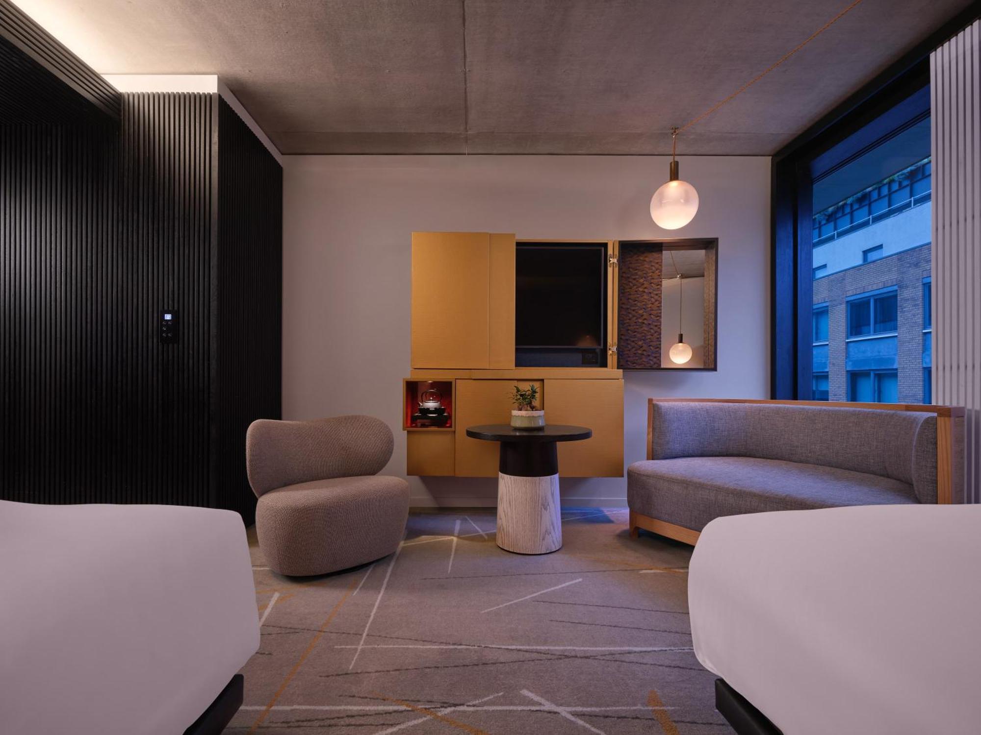 Nobu Hotel London Shoreditch Exterior foto A room at the Standard London
